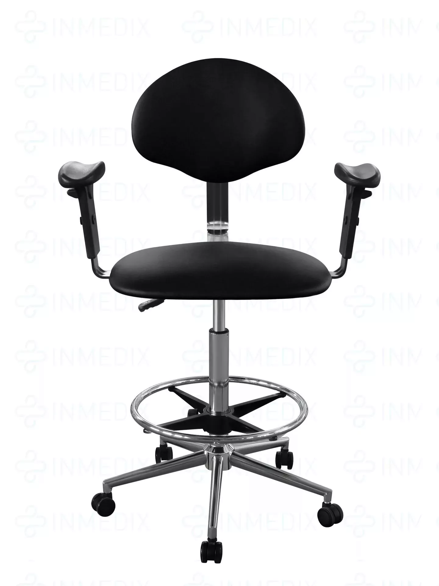 Купить Кресло высокое медицинское для лечебных учреждений с подлокотниками КР12-В/П (обивка) INMEDIX  по лучшей цене с доставкой - интернет-магазин Прогрессивные решения