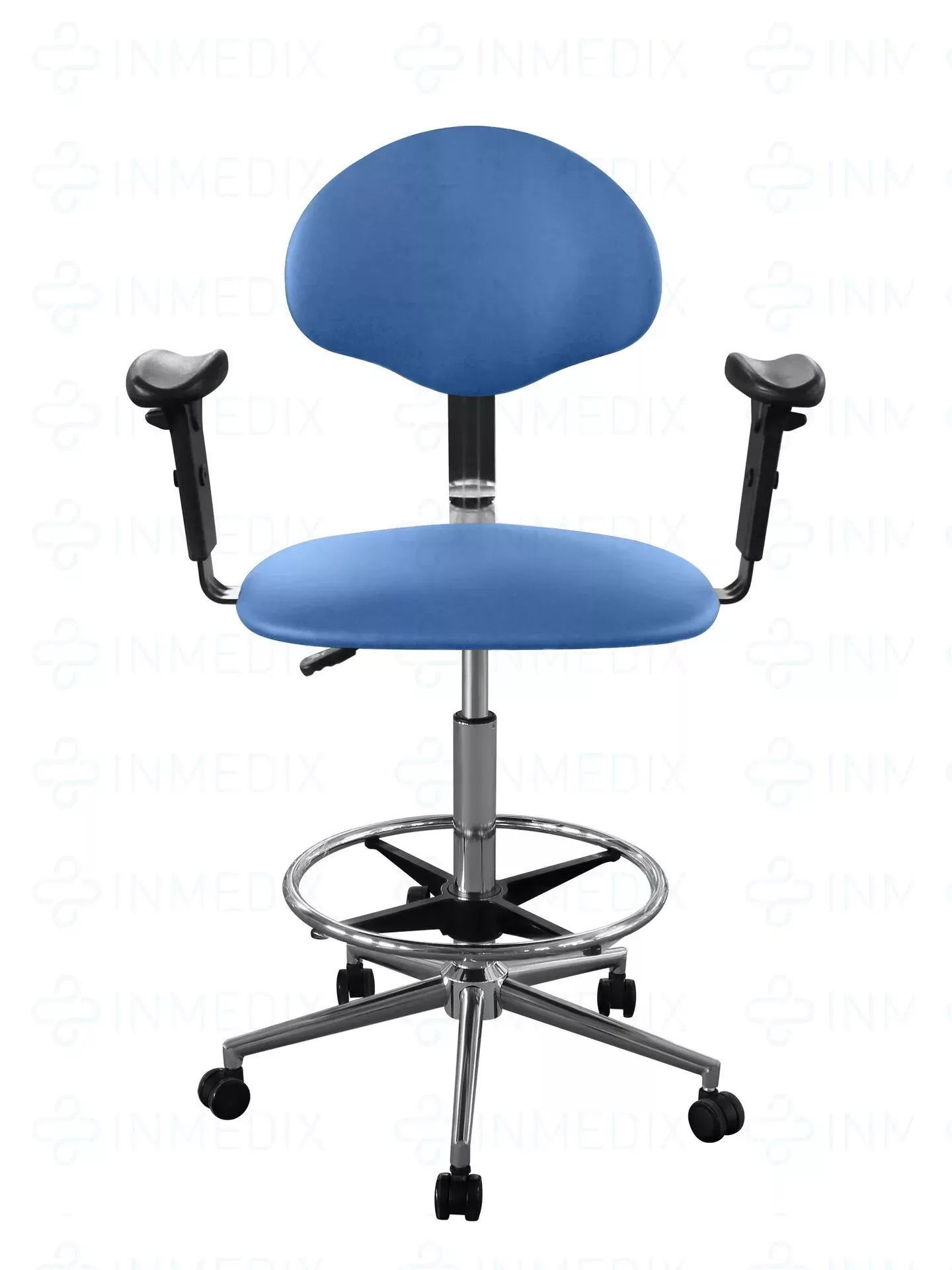 Купить Кресло высокое медицинское для лечебных учреждений с подлокотниками КР12-В/П (обивка) INMEDIX  по лучшей цене с доставкой - интернет-магазин Прогрессивные решения