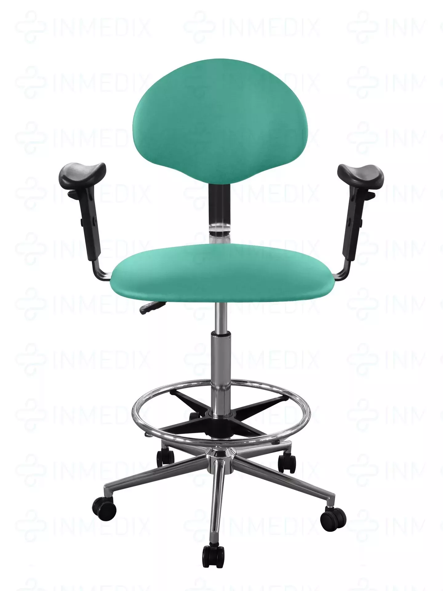 Купить Кресло высокое медицинское для лечебных учреждений с подлокотниками КР12-В/П (обивка) INMEDIX  по лучшей цене с доставкой - интернет-магазин Прогрессивные решения