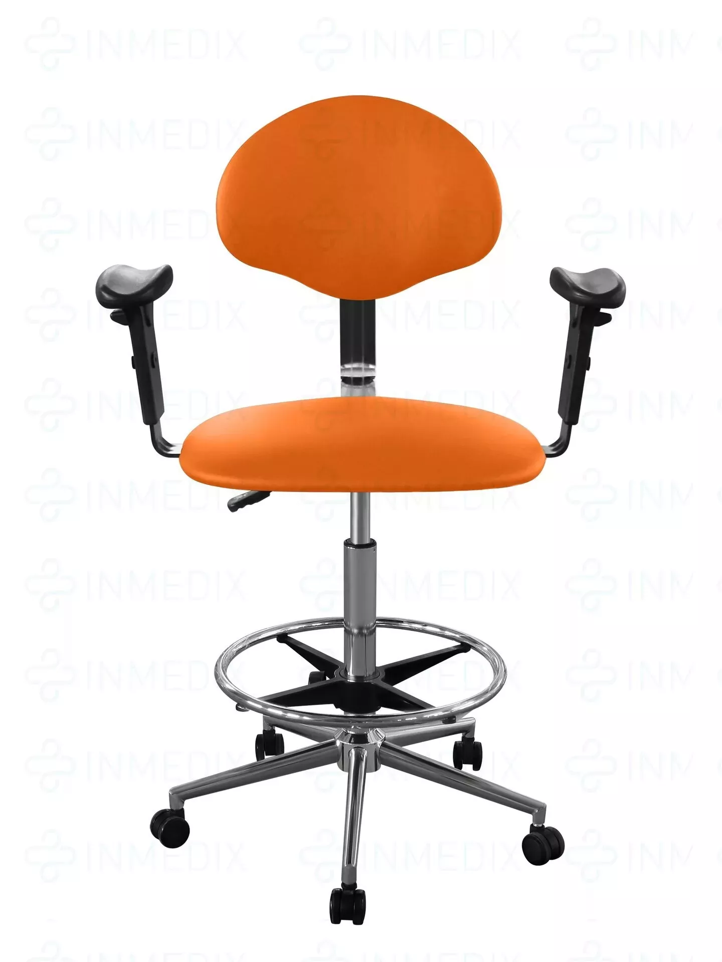 Купить Кресло высокое медицинское для лечебных учреждений с подлокотниками КР12-В/П (обивка) INMEDIX  по лучшей цене с доставкой - интернет-магазин Прогрессивные решения