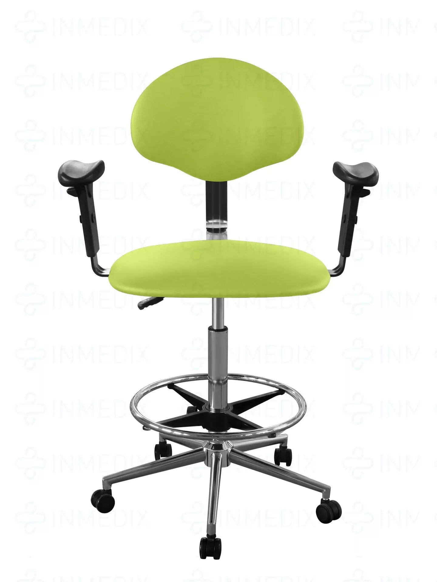 Купить Кресло высокое медицинское для лечебных учреждений с подлокотниками КР12-В/П (обивка) INMEDIX  по лучшей цене с доставкой - интернет-магазин Прогрессивные решения