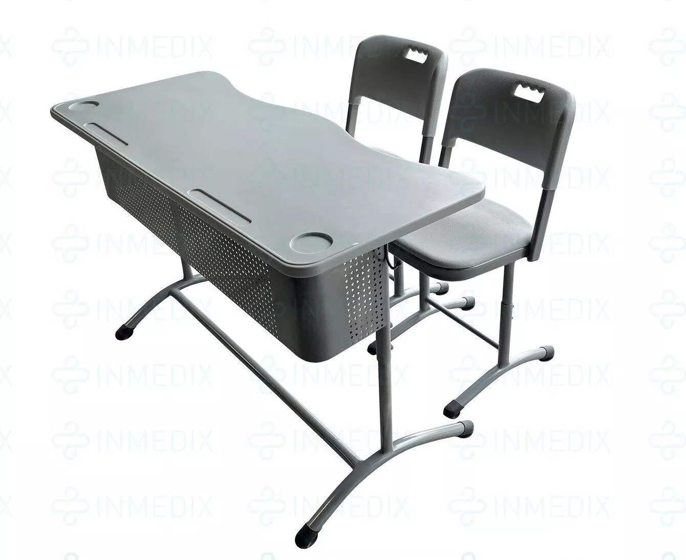 Школьный стол столешница пластик ШСТ14 INMEDIX ШСТ14 ( двухместный) по лучшей цене с доставкой - интернет-магазин Прогрессивные решения