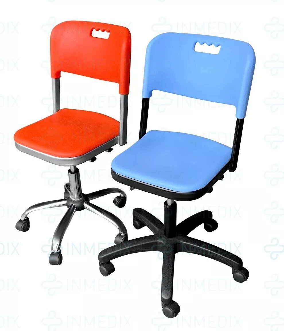 Стул подъёмно-поворотный с пластиковым сиденьем и спинкой ШС19 INMEDIX ШС19 по лучшей цене с доставкой - интернет-магазин Прогрессивные решения