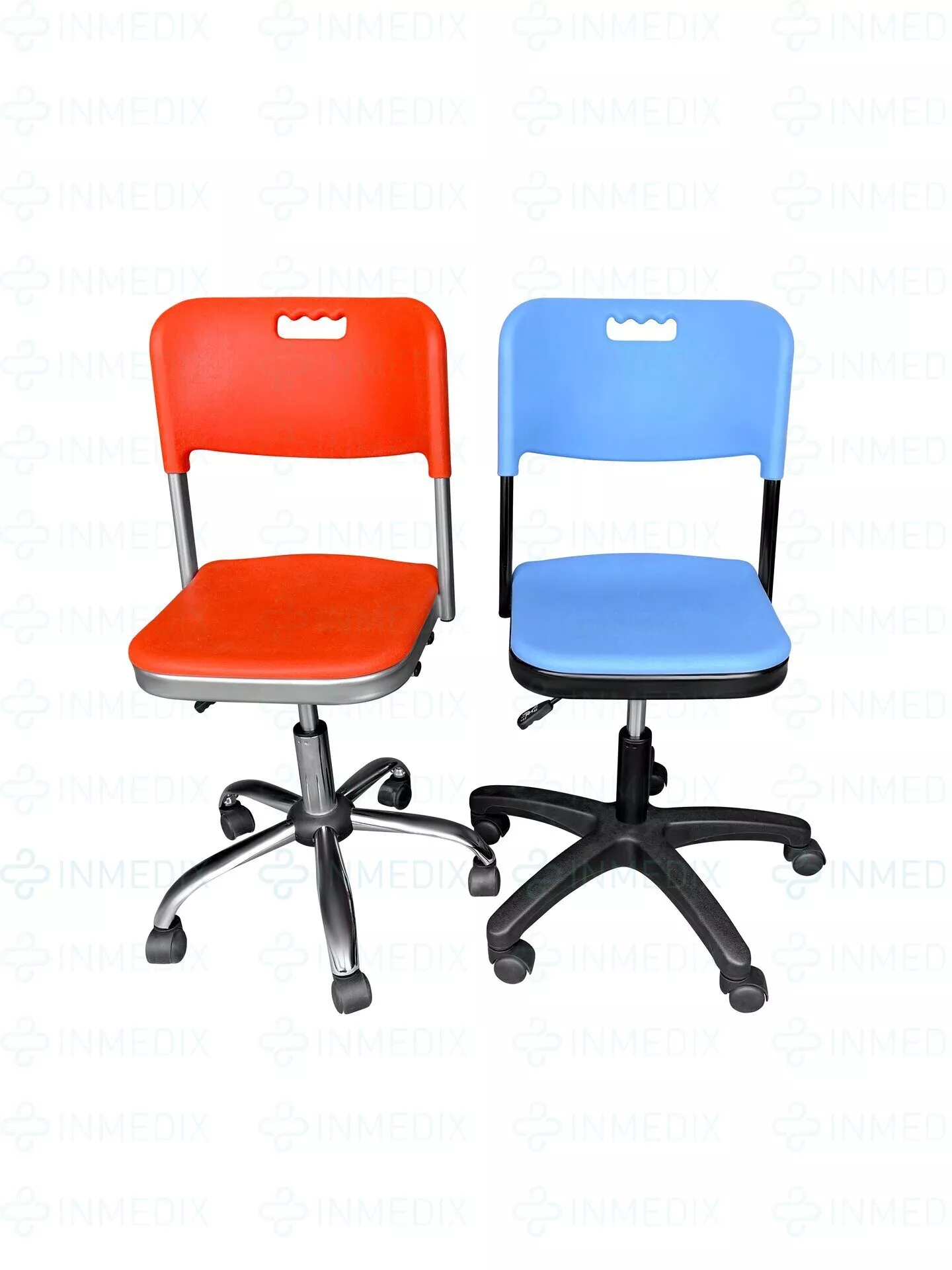 Стул подъёмно-поворотный с пластиковым сиденьем и спинкой ШС19 INMEDIX ШС19 по лучшей цене с доставкой - интернет-магазин Прогрессивные решения