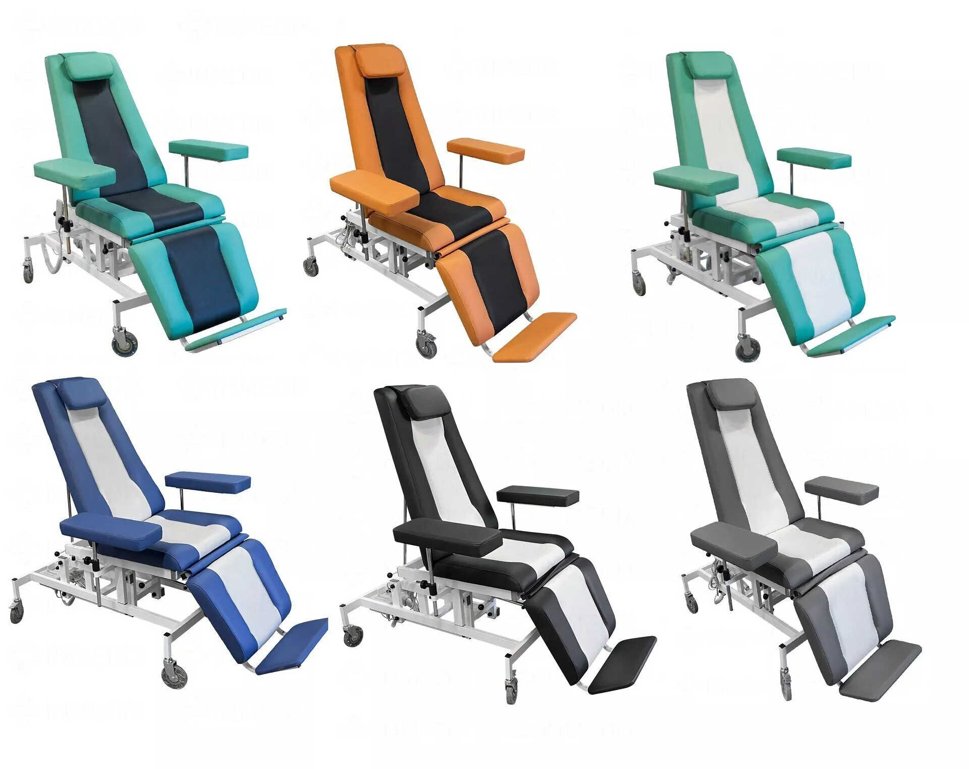 Кресло (кушетка) для осмотра, для проведения процедур, для доноров, для взятия крови и анализов INMEDIX К03 (Э1) по лучшей цене с доставкой - интернет-магазин Прогрессивные решения