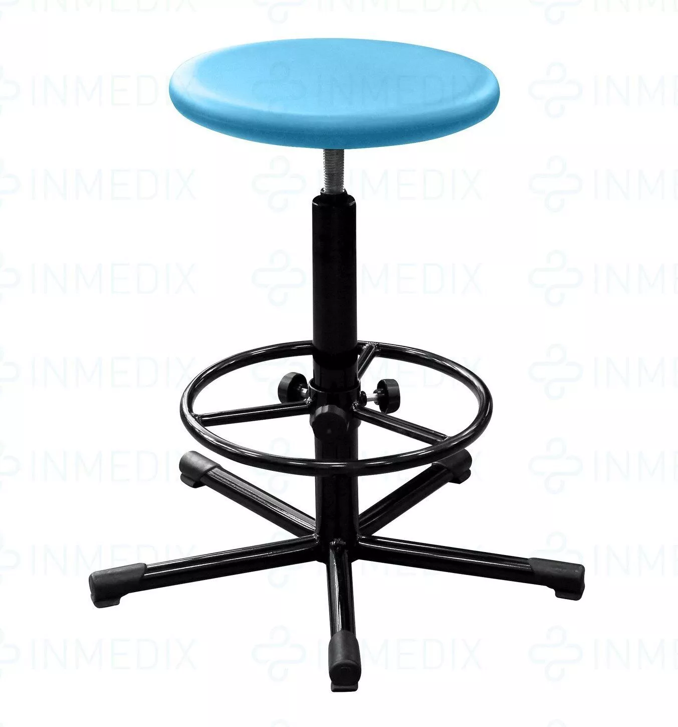 Купить  Т09 (винтовая опора) Табурет лабораторный с полиуретановым сиденьем Т09 INMEDIX по лучшей цене с доставкой - интернет-магазин Прогрессивные решения
