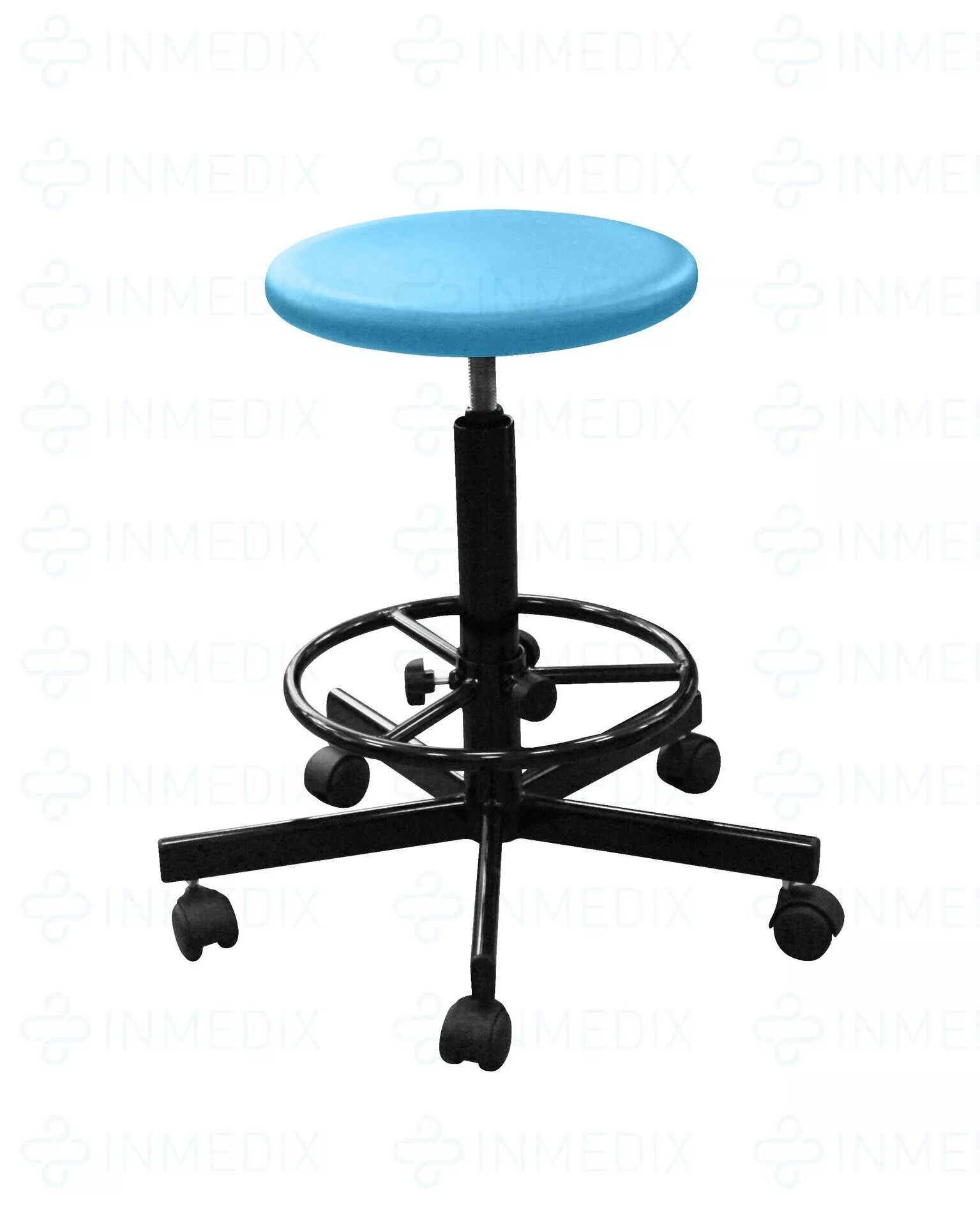 Купить  Т09/К (винтовая опора) Табурет промышленный с полиуретановым сиденьем Т09/К INMEDIX по лучшей цене с доставкой - интернет-магазин Прогрессивные решения
