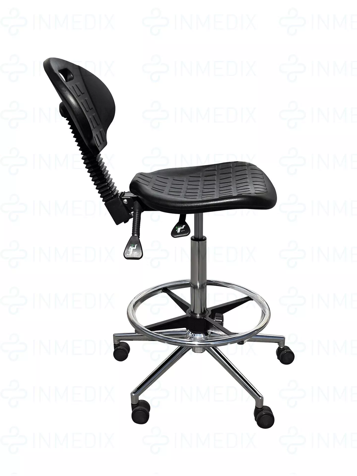 Стул лабораторный полиуретановый  КР12-В INMEDIX КР12-В по лучшей цене с доставкой - интернет-магазин Прогрессивные решения