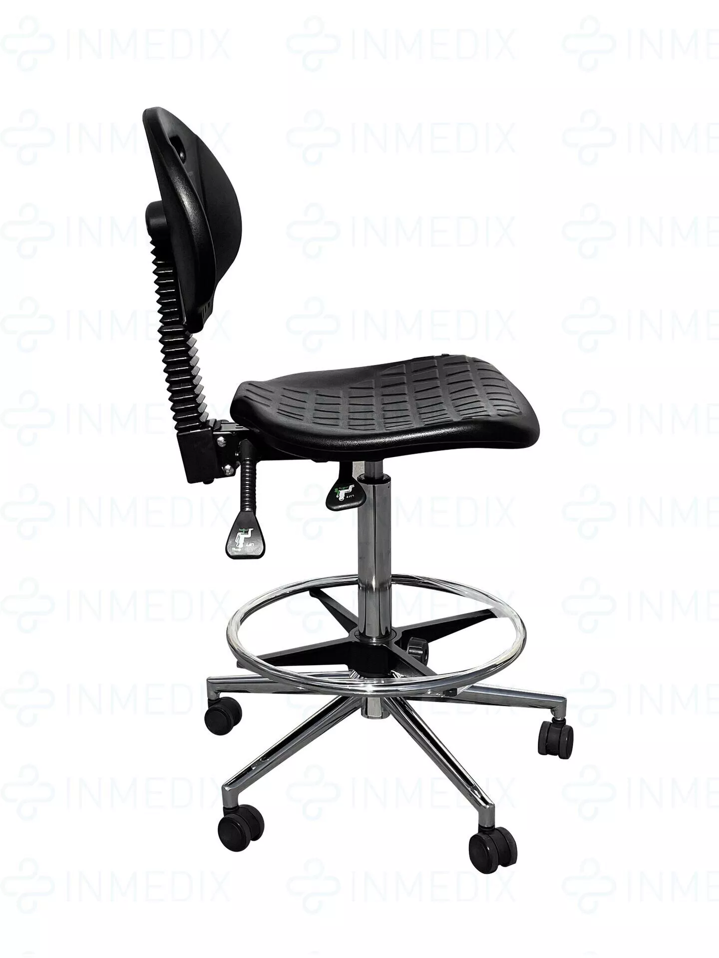 Стул лабораторный полиуретановый  КР12-В INMEDIX КР12-В по лучшей цене с доставкой - интернет-магазин Прогрессивные решения