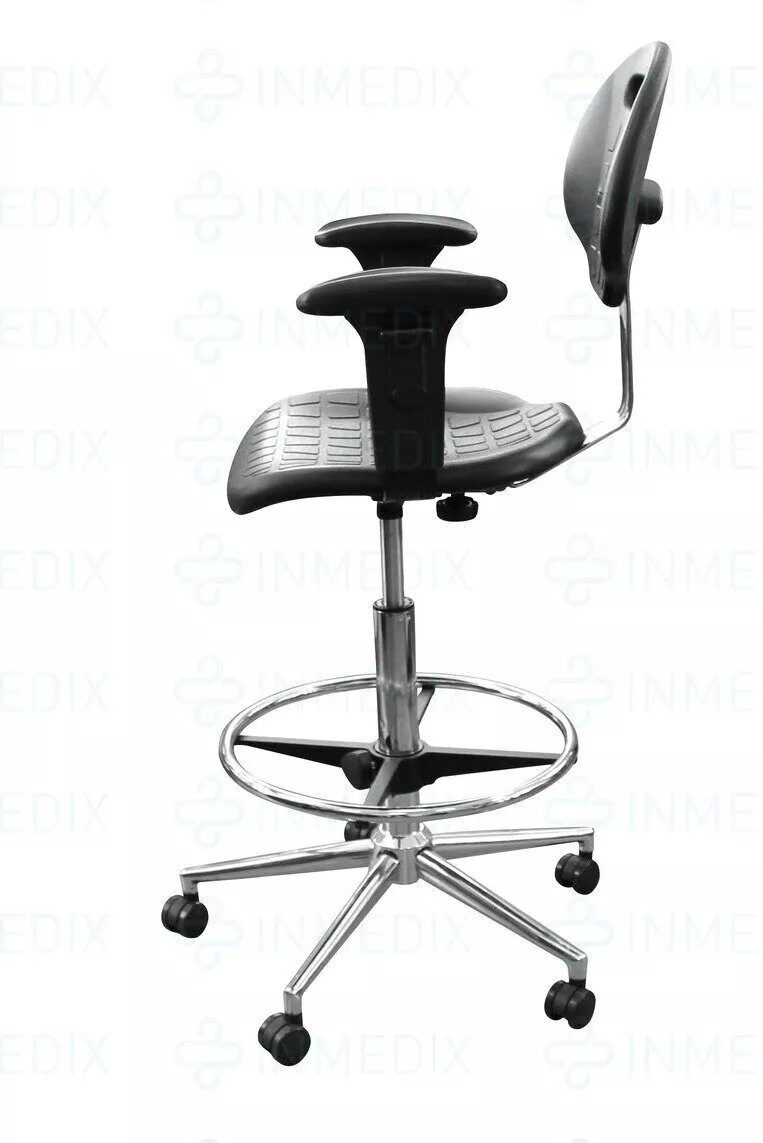 Кресло лабораторное полиуретановое с подлокотниками КР12-В INMEDIX КР12-В по лучшей цене с доставкой - интернет-магазин Прогрессивные решения