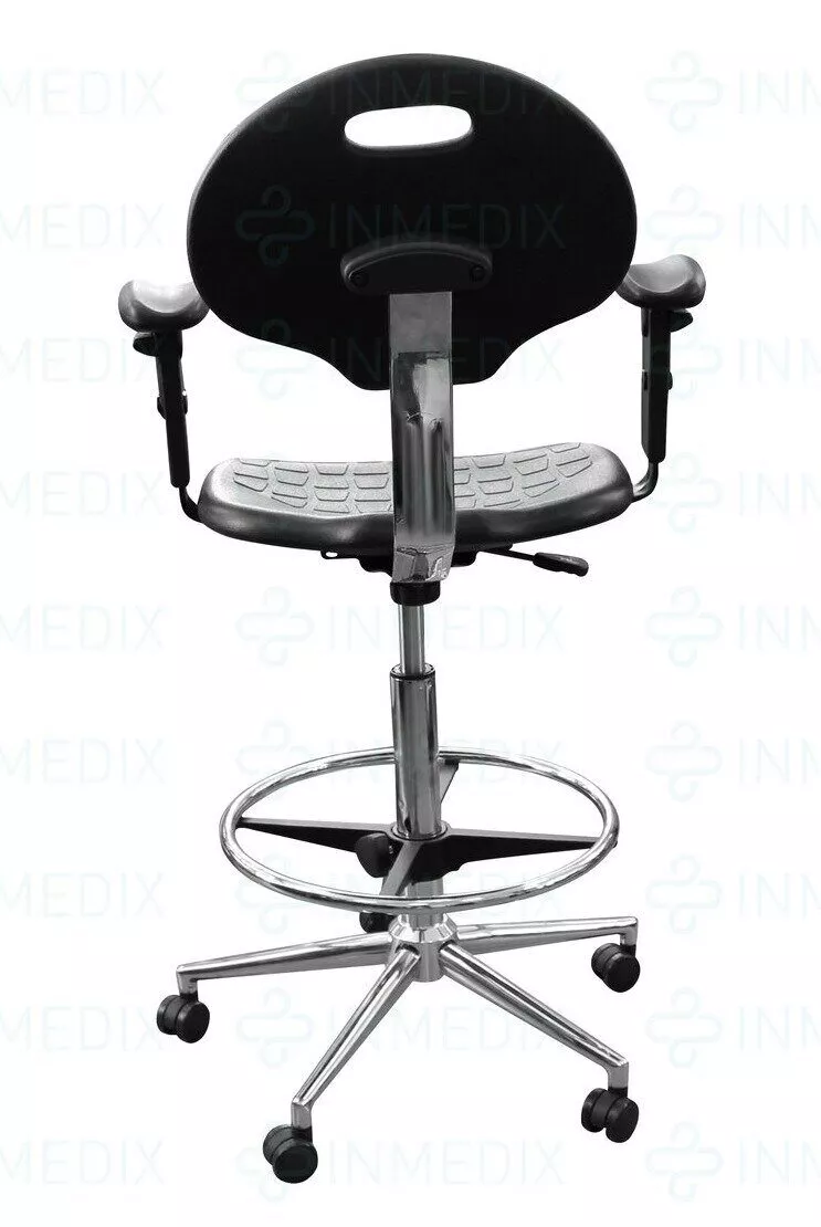 Кресло лабораторное полиуретановое с подлокотниками КР12-В INMEDIX КР12-В по лучшей цене с доставкой - интернет-магазин Прогрессивные решения