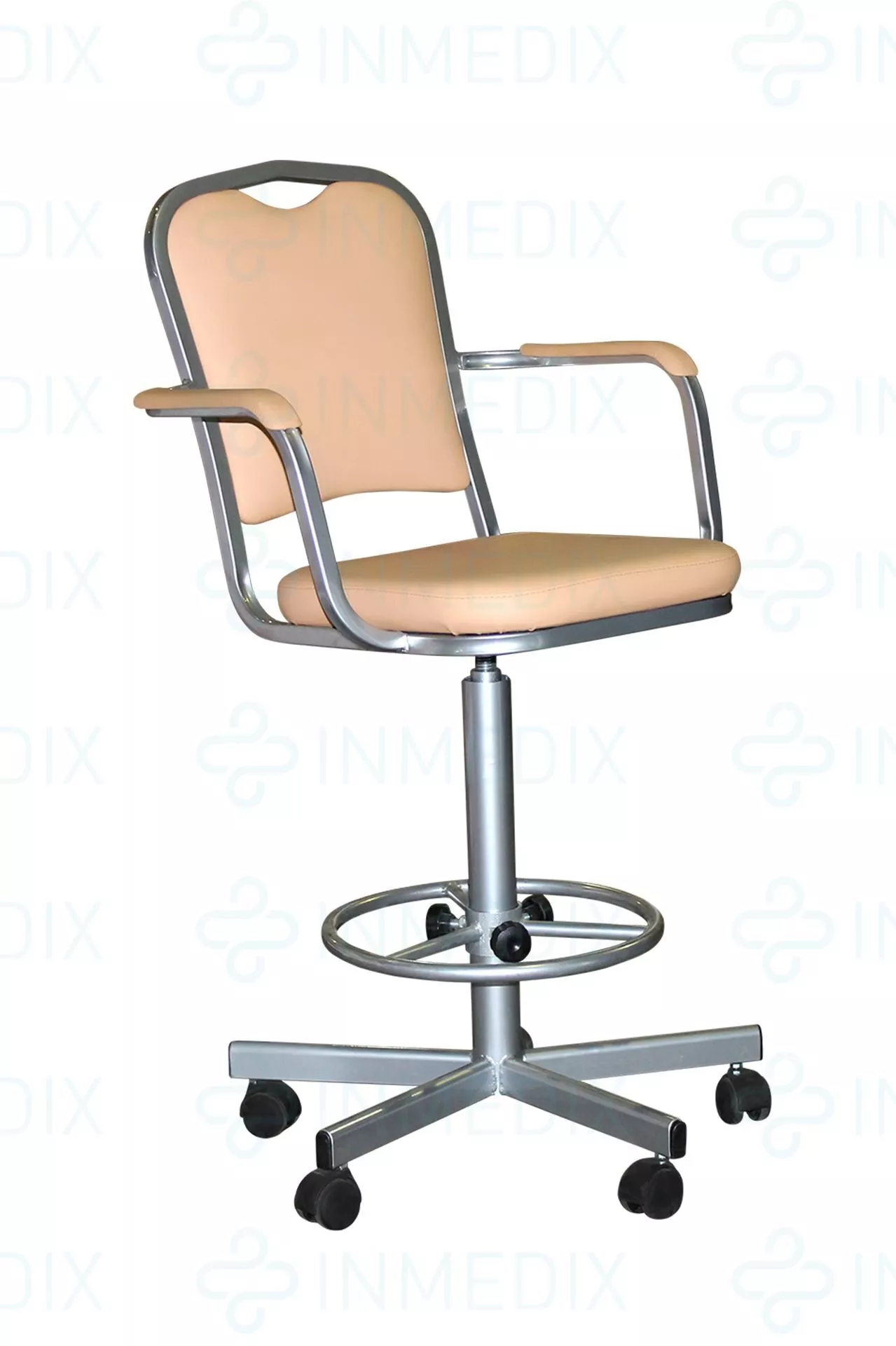 Кресло лабораторное на винтовой опоре КР02-1 INMEDIX КР02-1 по лучшей цене с доставкой - интернет-магазин Прогрессивные решения