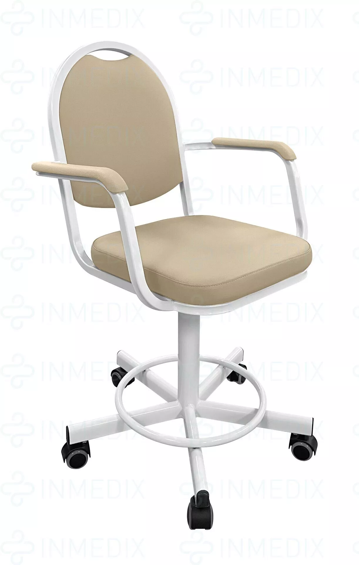 Купить  КР15/П Кресло на винтовой опоре с подлокотниками КР15/П INMEDIX по лучшей цене с доставкой - интернет-магазин Прогрессивные решения