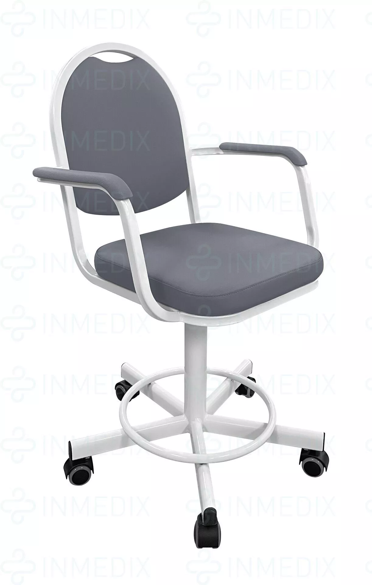 Купить  КР15/П Кресло на винтовой опоре с подлокотниками КР15/П INMEDIX по лучшей цене с доставкой - интернет-магазин Прогрессивные решения