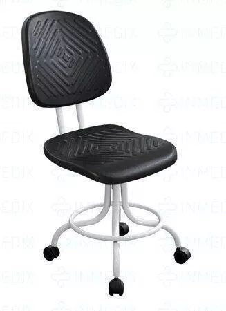 Стул на винтовой опоре  сиденье и спинка полиуретан КР10-1 (1)