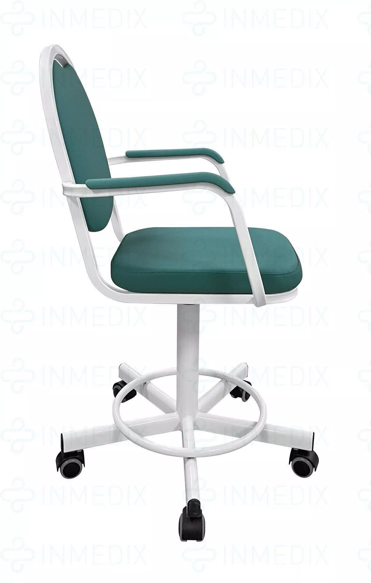 Кресло на винтовой опоре с подлокотниками КР15/П