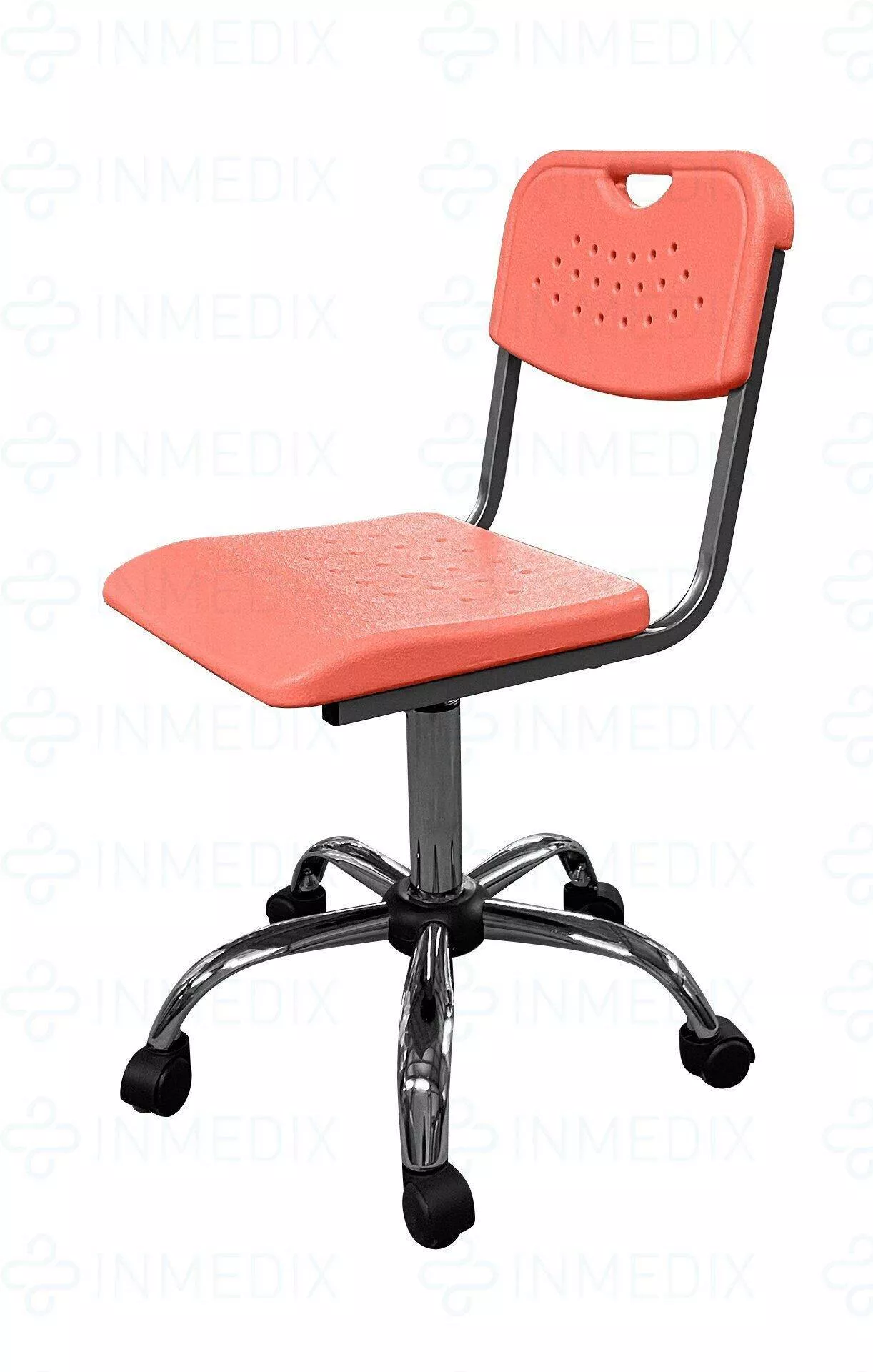 Стул ученический подъёмно-поворотный на колёсах ШС16